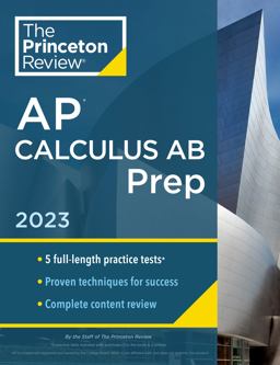 Princeton Review AP Calculus AB Prep 2023