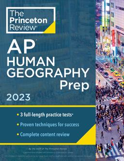 Princeton Review AP Human Geography Prep 2023