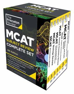 Princeton Review MCAT Subject Review Complete Box Set, 4th Edition 7 Complete Books + 3 Online Practice Tests 4th 9780593516287 Front Cover