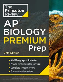 REV.AP BIOLOGY PREMIUM PREP,2025  9780593517567 Front Cover