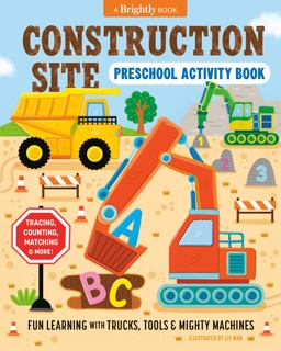 Construction Site Preschool Activity Book
