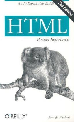 HTML Pocket Reference 2nd 9780596002961 Front Cover