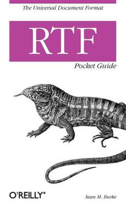 RTF Pocket Guide The Universal Document Format  9780596004750 Front Cover
