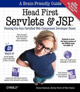 Head First Servlets and JSP Passing the Sun Certified Web Component Developer Exam 2nd 9780596516680 Front Cover