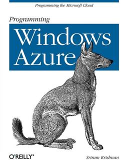 Programming Windows Azure Programming the Microsoft Cloud  9780596801977 Front Cover