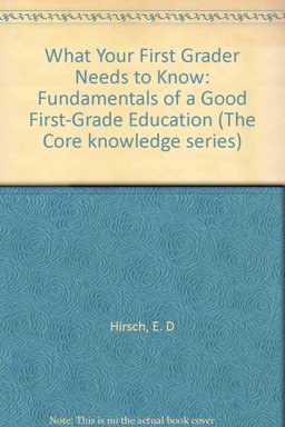What Your First Grader Needs to Know