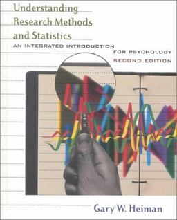 Understanding Research Methods and Statistics An Integrated Introduction for Psychology 2nd 9780618043040 Front Cover
