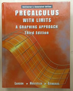 Precalculus with Limits: a Graphing Approach