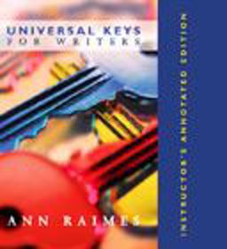 Universal Keys for Writers 1st 2004 9780618112937 Front Cover