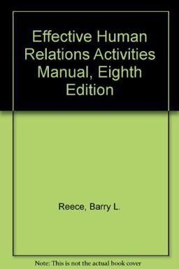 Effective Human Relations Activities Manual Effective Human Relations Activities Manual