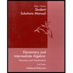 Elementary and Intermediate Algebra