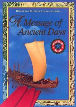 HMSS a Message of Ancient Days  9780618195534 Front Cover