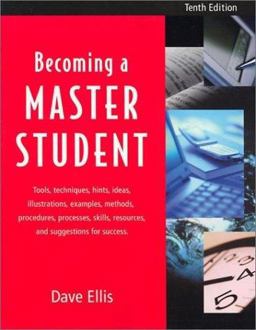Becoming a Master Student 10th 9780618206780 Front Cover