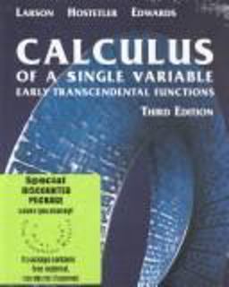 Calculus of a Single Variable