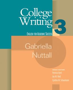 College Writing 3 : English for Academic Success  9780618230303 Front Cover