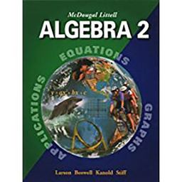 McDougal Littell Algebra 2 : Pupil's Edition (c) 2004 1st 9780618250202 Front Cover