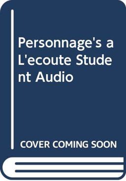 Personnages a L'Ecoute Student Audio CD