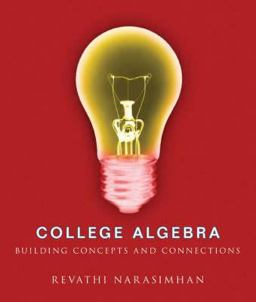 College Algebra Building Concepts and Connections  9780618260355 Front Cover
