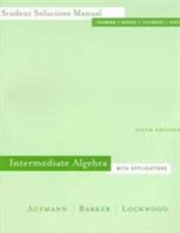 Intermediate Algebra with Applications