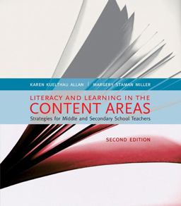 Literacy and Learning in the Content Areas Strategies for Middle and Secondary School Teachers 2nd 9780618332779 Front Cover