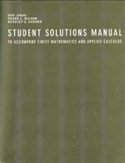 Finite Mathematics and Applied Calculus