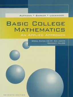Basic College Math, Seventh Edition, Custom Publication