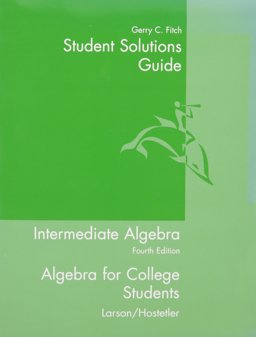 Student Solutions Guide