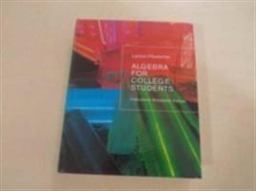 Algebra for College Students