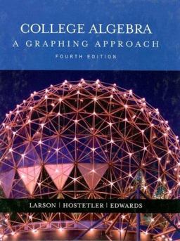 College Algebra A Graphing Approach 4th 9780618394371 Front Cover