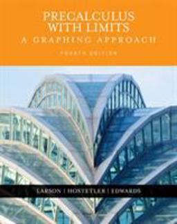 Precalculus with Limits A Graphing Approach 4th 9780618394784 Front Cover