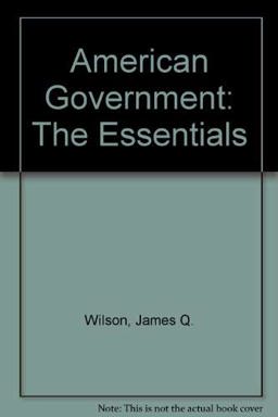 American Government The Essentials 9th 9780618400478 Front Cover