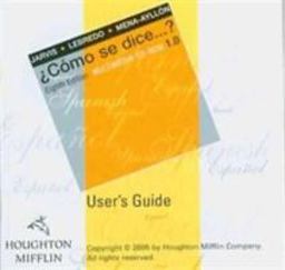 Como Se Dice... ? 8th 9780618471539 Front Cover