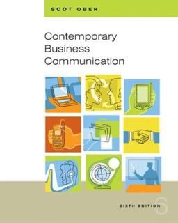 Contemporary Business Communications
