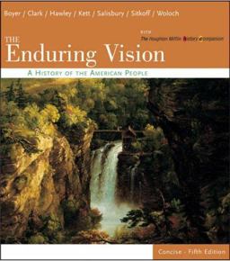 Enduring Vision A History of the American People 5th 9780618473823 Front Cover