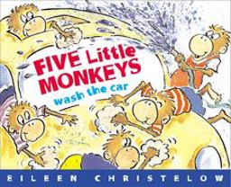 Five Little Monkeys Wash the Car  9780618486021 Front Cover