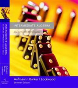 Intermediate Algebra An Applied Approach 7th 9780618503087 Front Cover