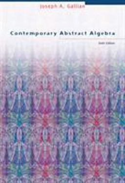 Contemporary Abstract Algebra 6th 9780618514717 Front Cover