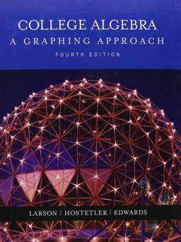 Larson College Algebra A Graphing Approach Plus Math Space Cd 4th Edtion