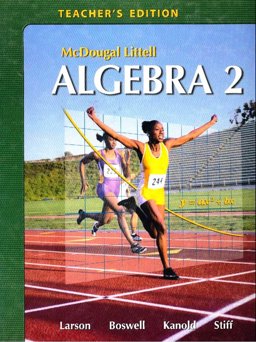 McDougal-Littell Algebra 2 Teacher's Edition:  9780618595594 Front Cover