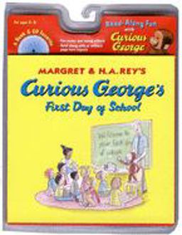 Curious George's First Day of School Book and Cd
