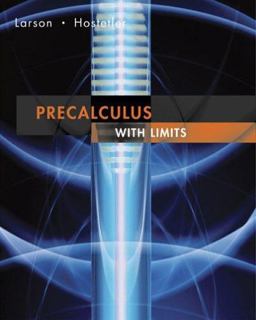 Precalculus with Limits  9780618660896 Front Cover