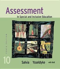 Assessment In Special and Inclusive Education 10th 9780618692699 Front Cover