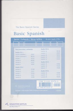 Basic Spanish Multimedia CD-ROM