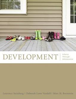 Development Infancy Through Adolescence  9780618721559 Front Cover