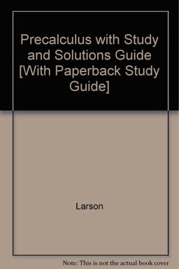 Precalculus with Study and Solutions Guide 7th 9780618760961 Front Cover