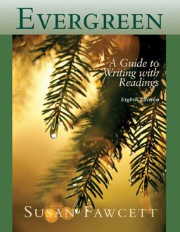 Evergreen A Guide to Writing with Readings 8th 9780618766444 Front Cover