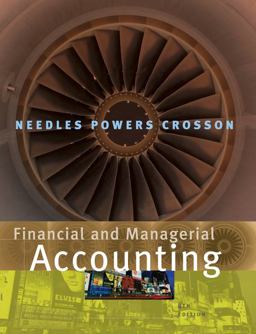 Financial and Managerial Accounting 8th 9780618777174 Front Cover