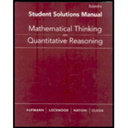 Mathematical Thinking and Quantitative Reasoning