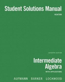 Intermediate Algebra with Applications