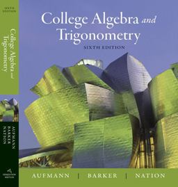 College Algebra and Trigonometry